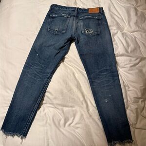 Moussy Dark Blue Skinny Jeans